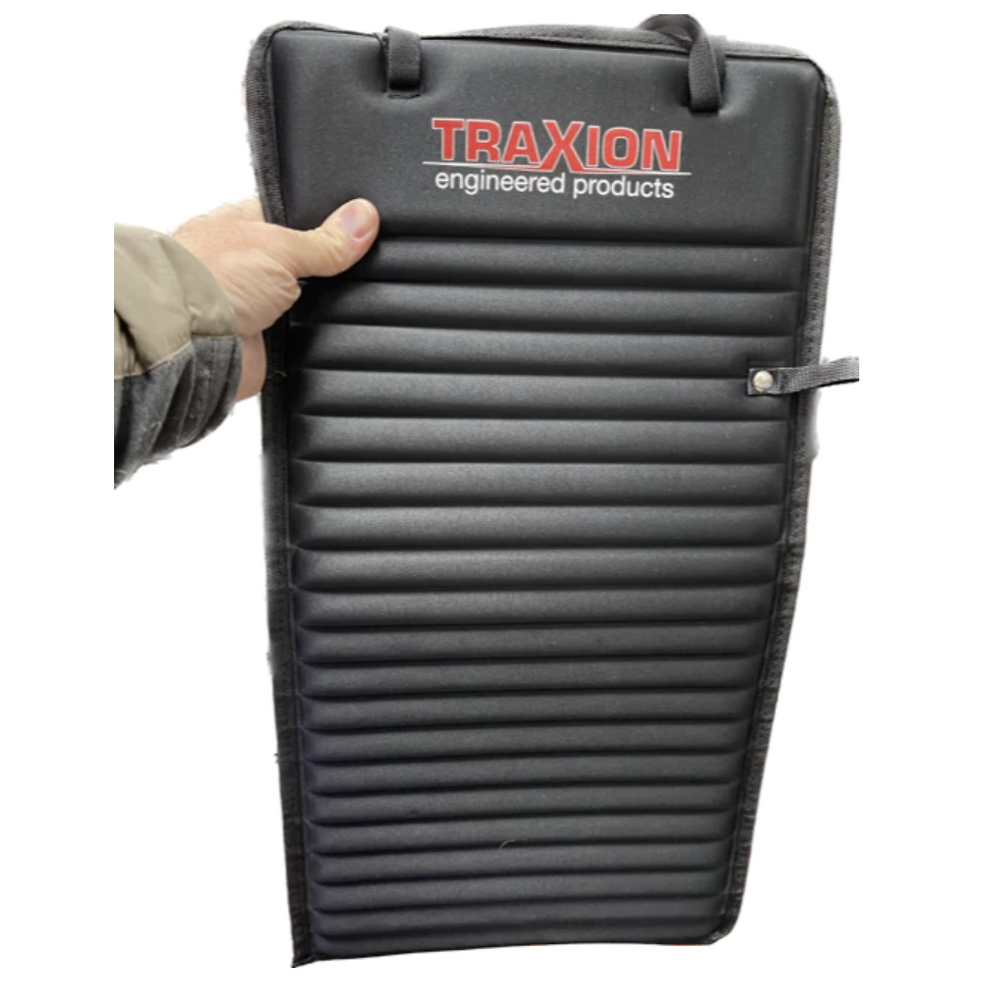 Traxion, Versa Mat Mini, Durable firm high density 1" thick closed cell foam pad, Convenient roll-up design with elastic band for compact and convenient storage measuring 25" x 6" , Model# 1-502